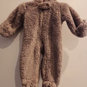 Carter's Cozy Tan Fleece Footie